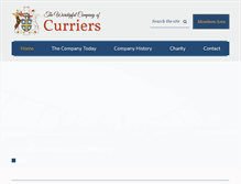 Tablet Screenshot of curriers.co.uk